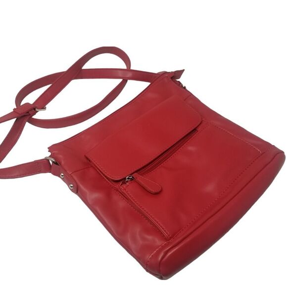 Beautiful Red Crossbody Bag. Excellent flawless condition. Unbranded. - Picture 1 of 9